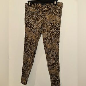 Tripp NYC cheetah skinny pants
